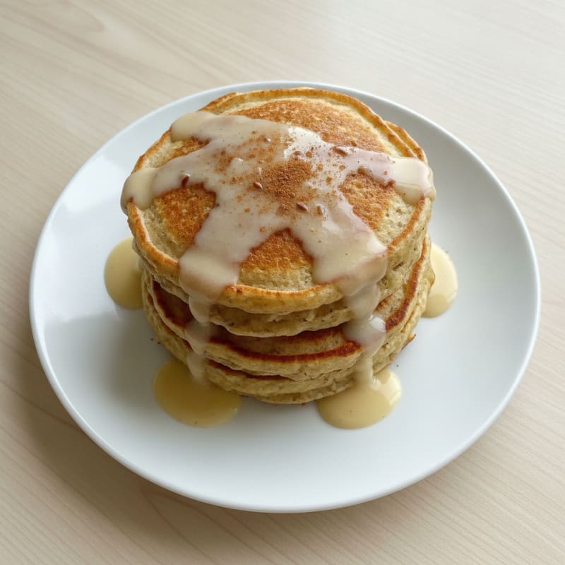 Fluffy Banana Oat Pancakes