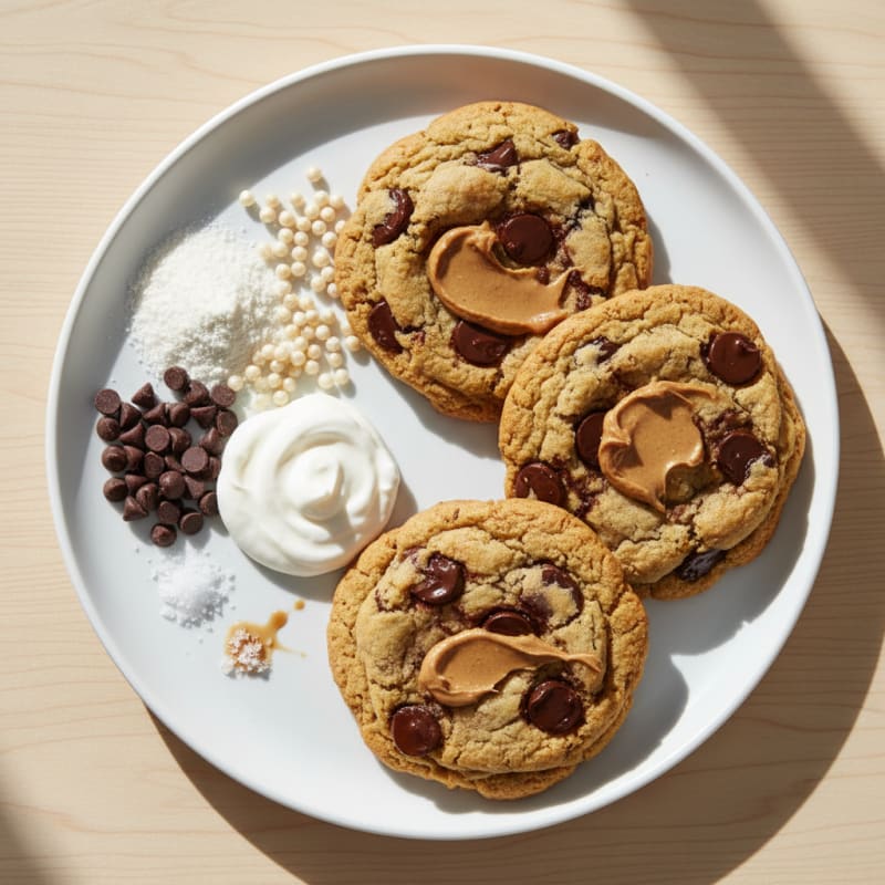 Chewy High-Protein Chocolate Chip Cookies