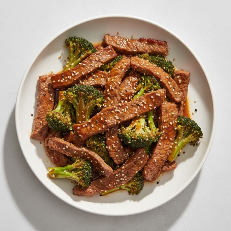 Tender Sesame Beef and Broccoli Stir-Fry