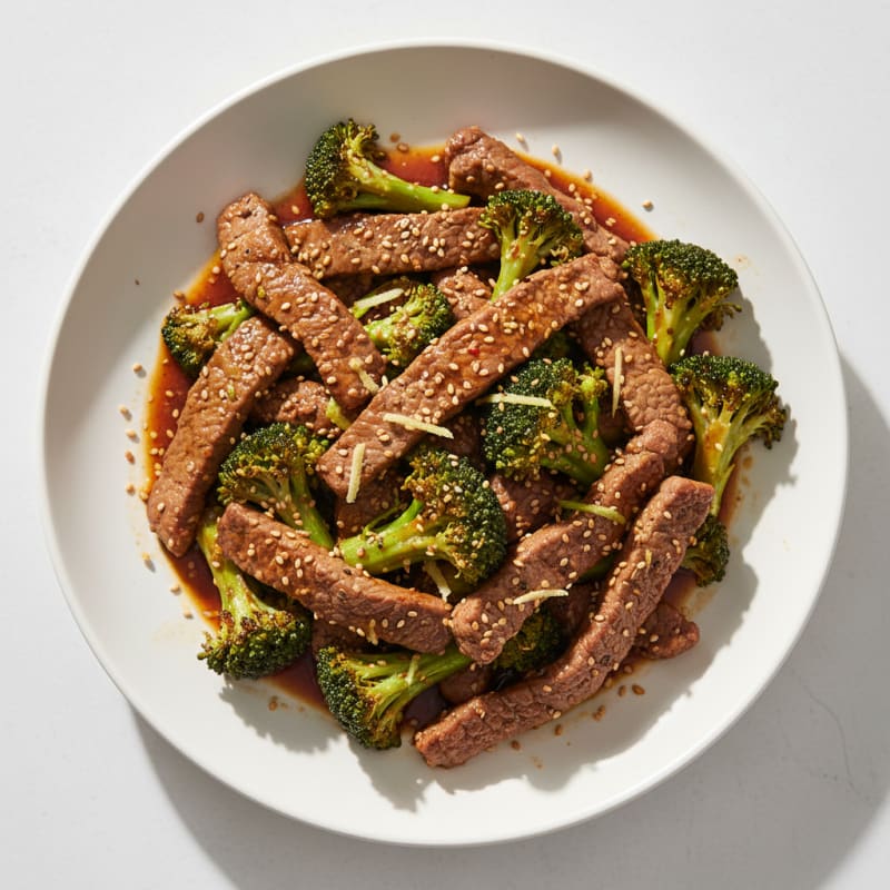 Sesame Beef and Broccoli Stir-Fry
