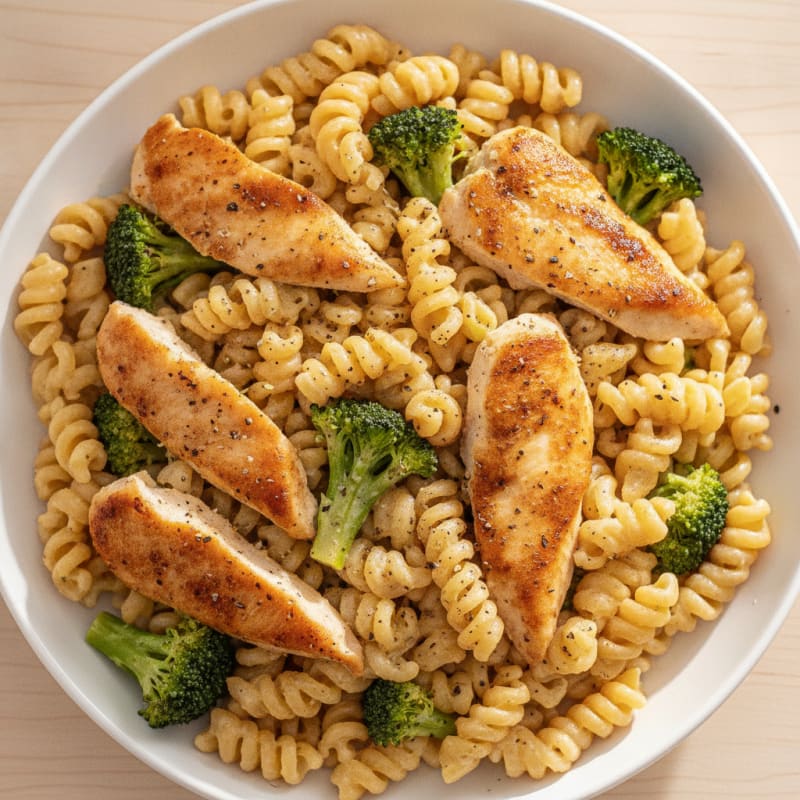 Garlic Parmesan Chicken Alfredo Pasta