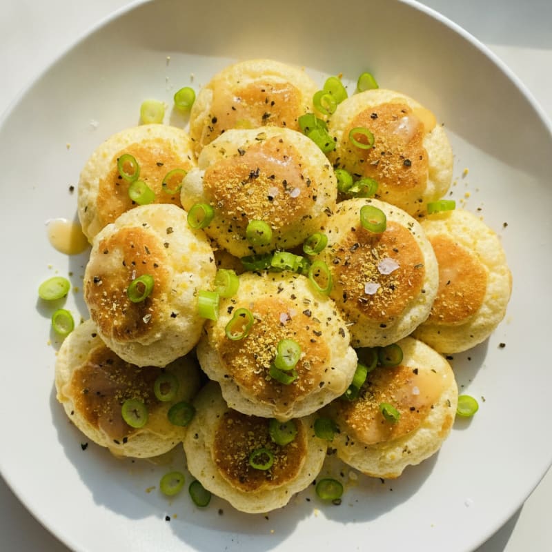 Savory Egg and Flourish Pancake Bites