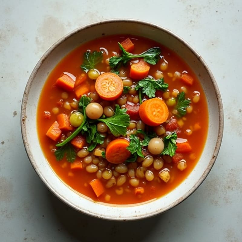 Hearty Lentil Vegetable Soup