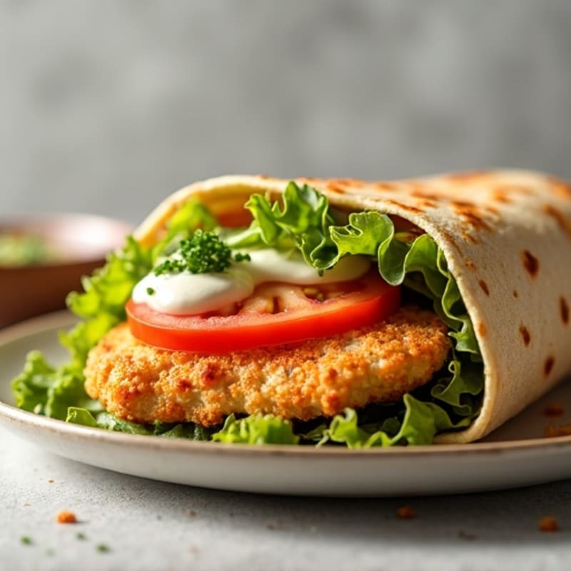 Crispy Buffalo Ranch Chicken Wrap