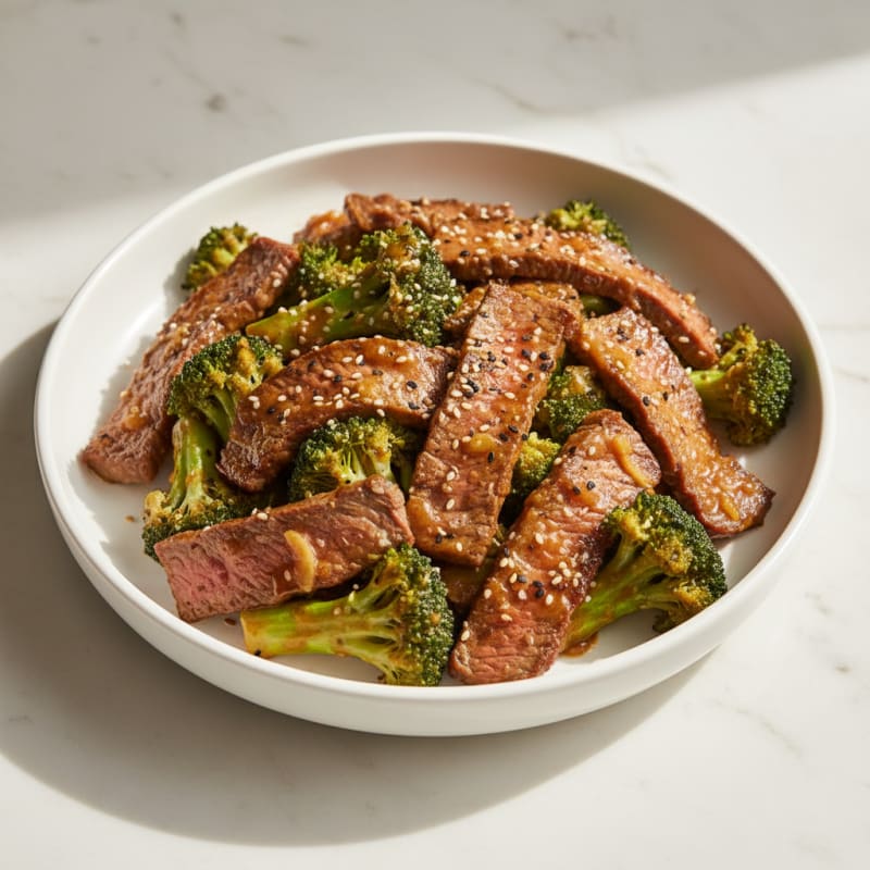 Tender Sesame Beef and Broccoli Stir-Fry