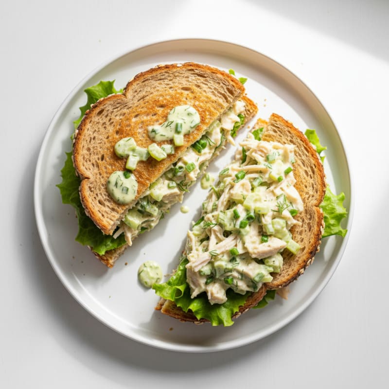 Creamy Herb Chicken Salad Sandwich