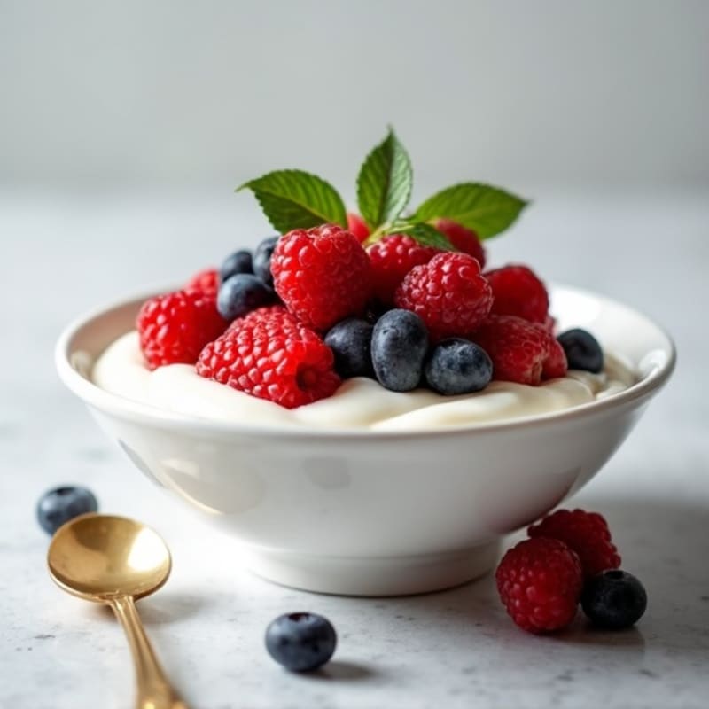 Creamy Protein Fruit Yogurt Bowl