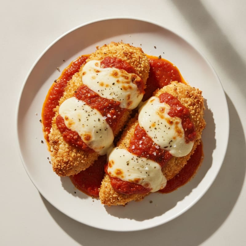 Baked Chicken Parmesan with Marinara