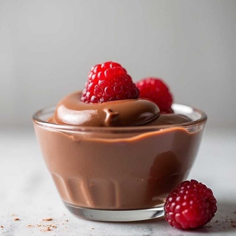 Silky Chocolate Protein Pudding with Greek Yogurt