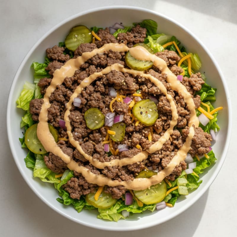 Big Mac Protein Bowl
