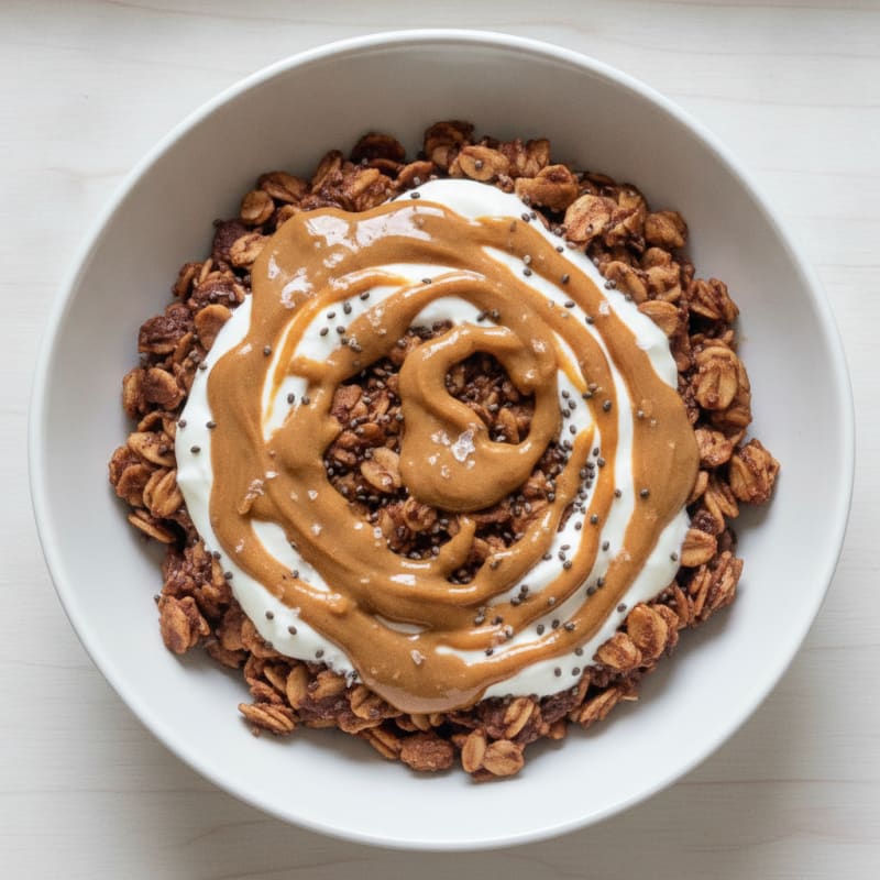 Chocolate Peanut Butter Protein Oats