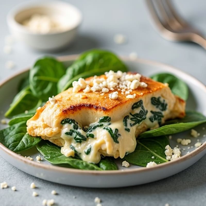 Creamy Spinach and Feta Chicken Bake