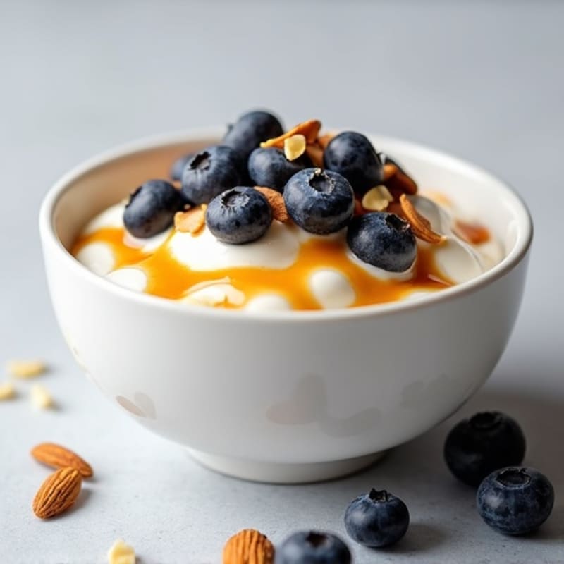 Creamy Salted Caramel Protein Yogurt Bowl
