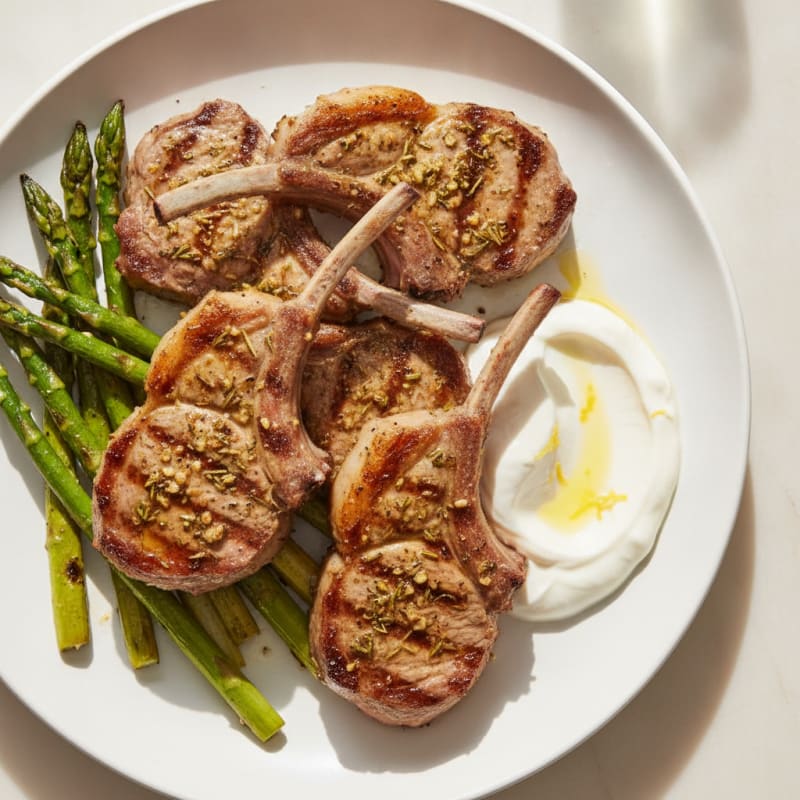 Grilled Herb Lamb Chops