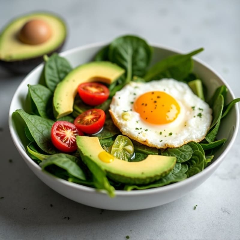 Protein-Packed Spinach and Egg White Breakfast Bowl