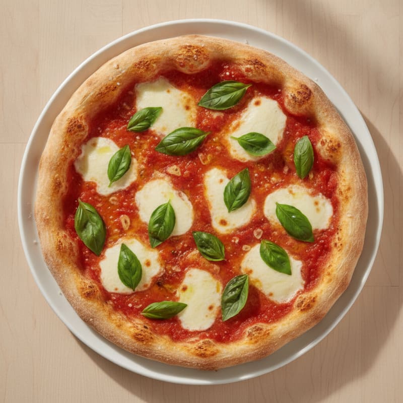 Classic Margherita Pizza with Fresh Basil
