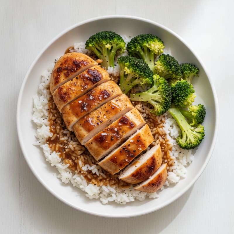Teriyaki Glazed Chicken with Sesame Rice