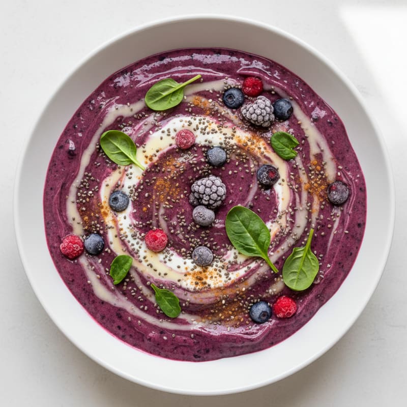 Creamy Mixed Berry Smoothie Delight