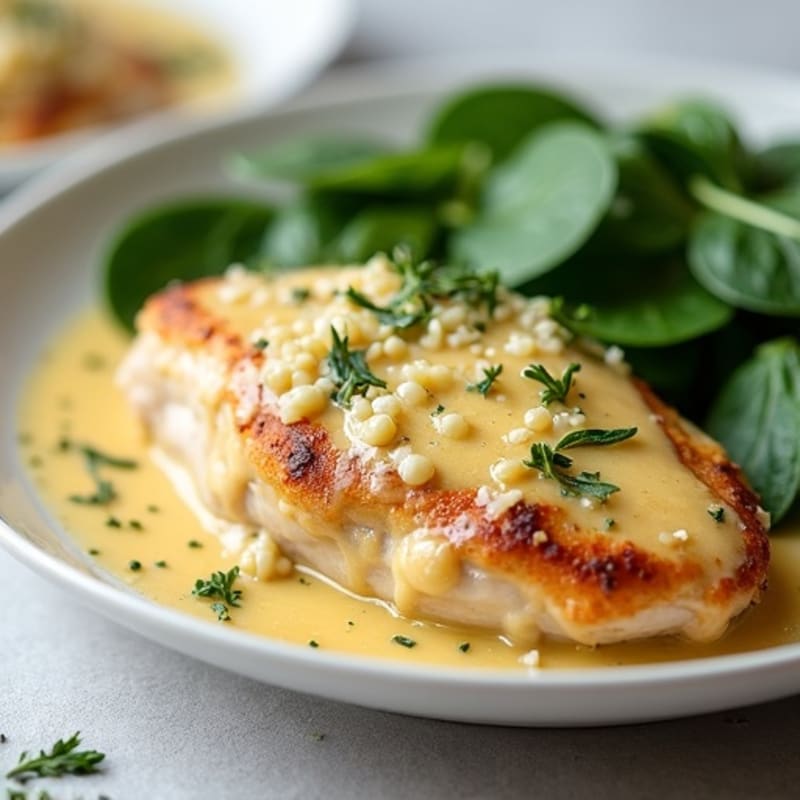Creamy Garlic Parmesan Chicken Skillet
