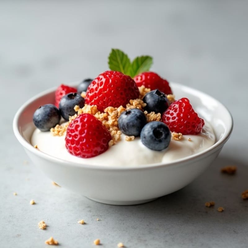 Creamy Protein Yogurt with Mixed Berries