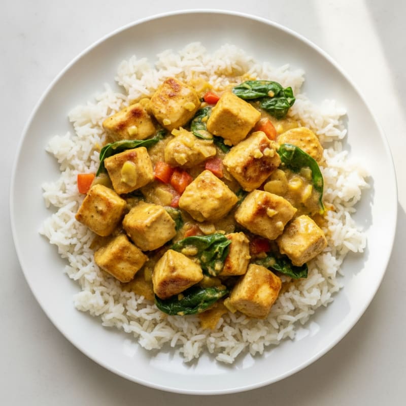 Coconut Curry Chicken with Basmati Rice
