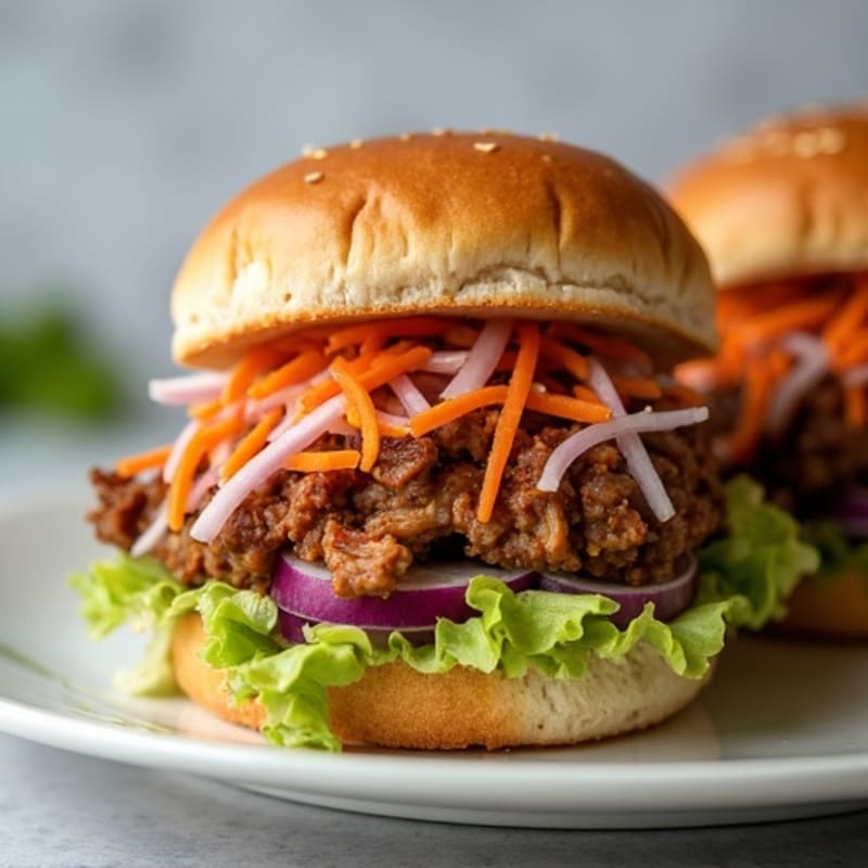 Lean Pulled Pork Sliders with Crunchy Slaw