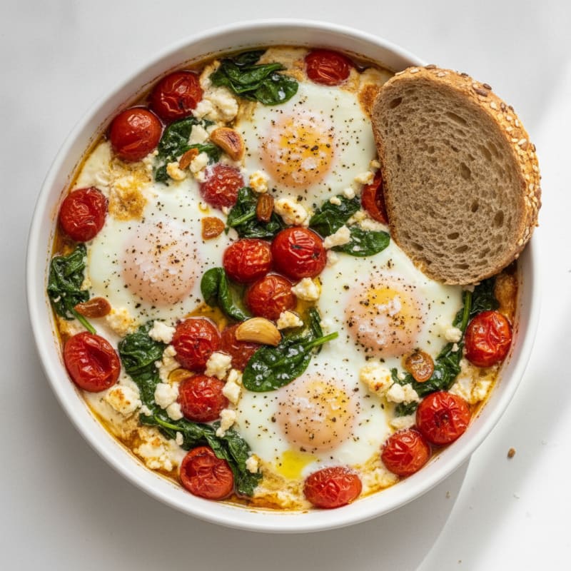 Baked Eggs with Roasted Tomatoes