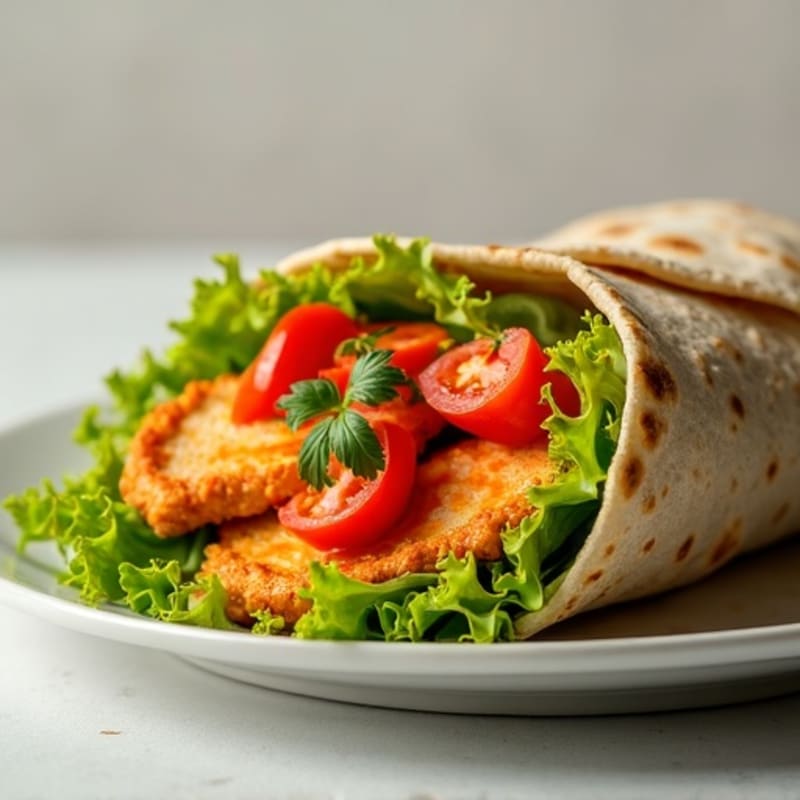 Healthy Buffalo Chicken Wrap