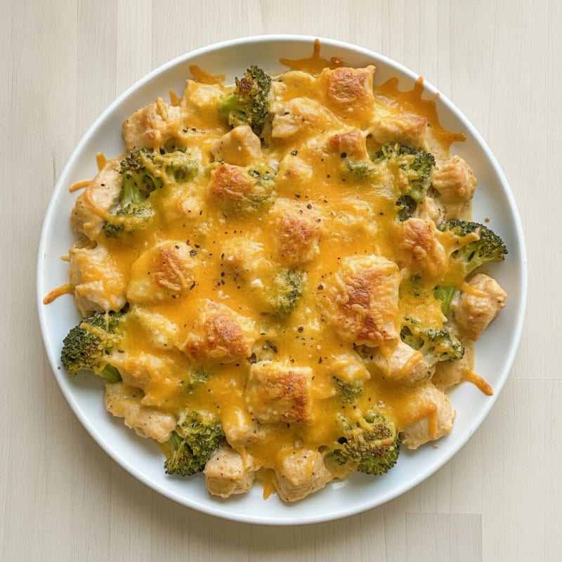 Keto Chicken and Broccoli Bake