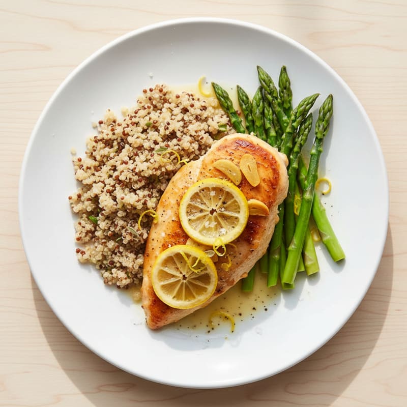 Golden Pan-Seared Chicken with Zesty Lemon