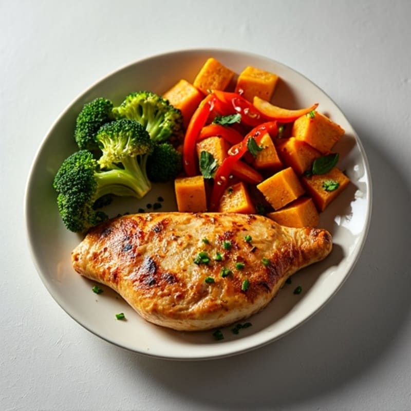 Sheet Pan Roasted Chicken and Crispy Vegetables