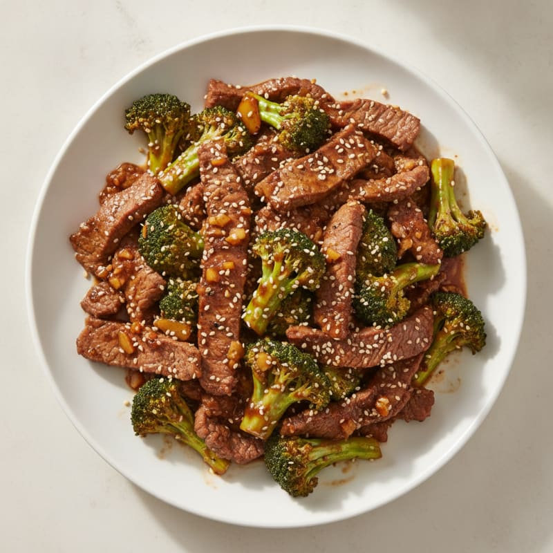 Sesame Beef & Broccoli Stir-Fry