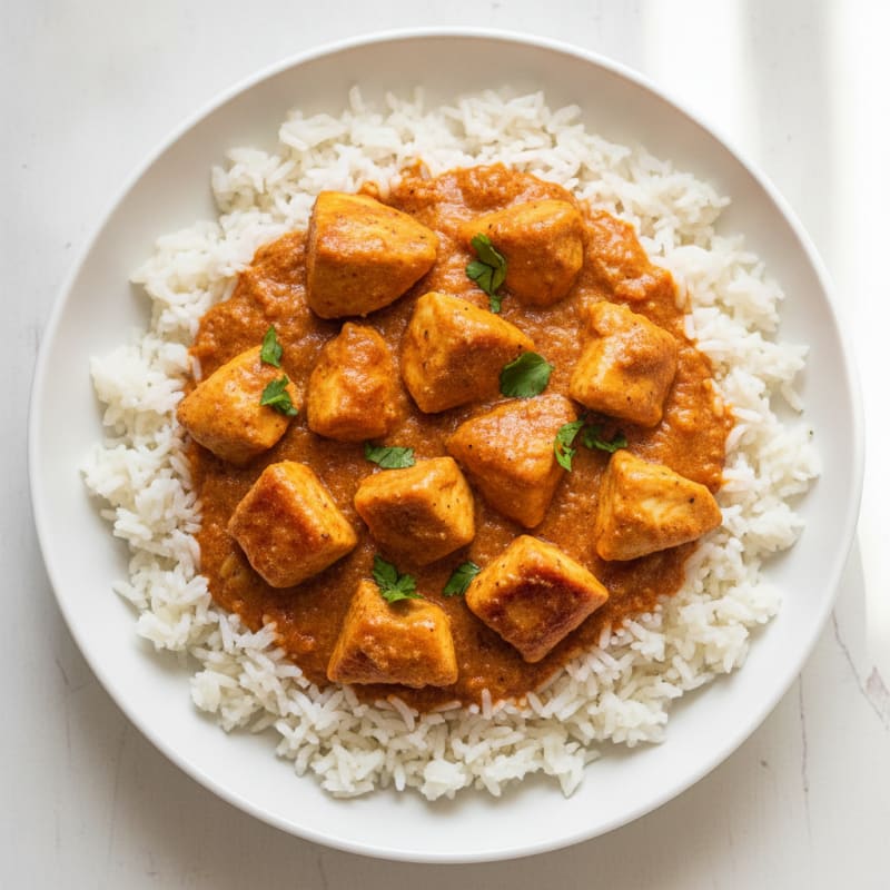 Spiced Butter Chicken with Basmati Rice