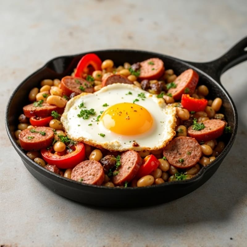 Herb-Roasted Italian Sausage and Bell Pepper Skillet
