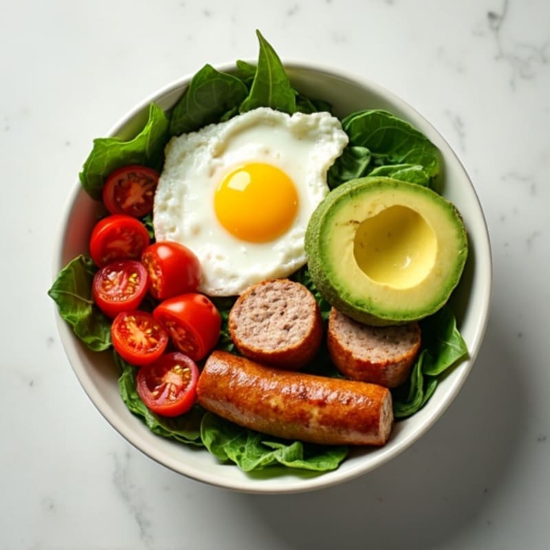 Protein-Packed Veggie and Egg White Breakfast Bowl
