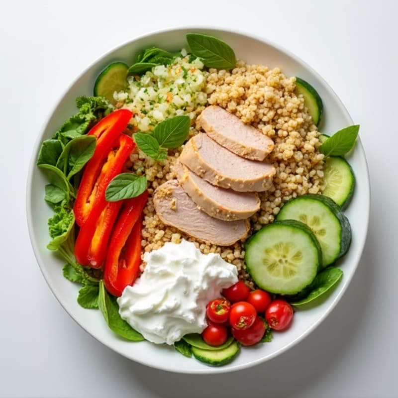 Tuna and Greek Yogurt Protein Bowl