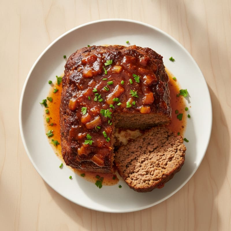 Hearty Beef and Pork Meatloaf