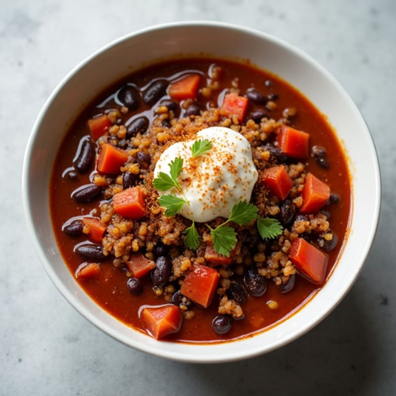 Smoky Black Bean and Turkey Chili