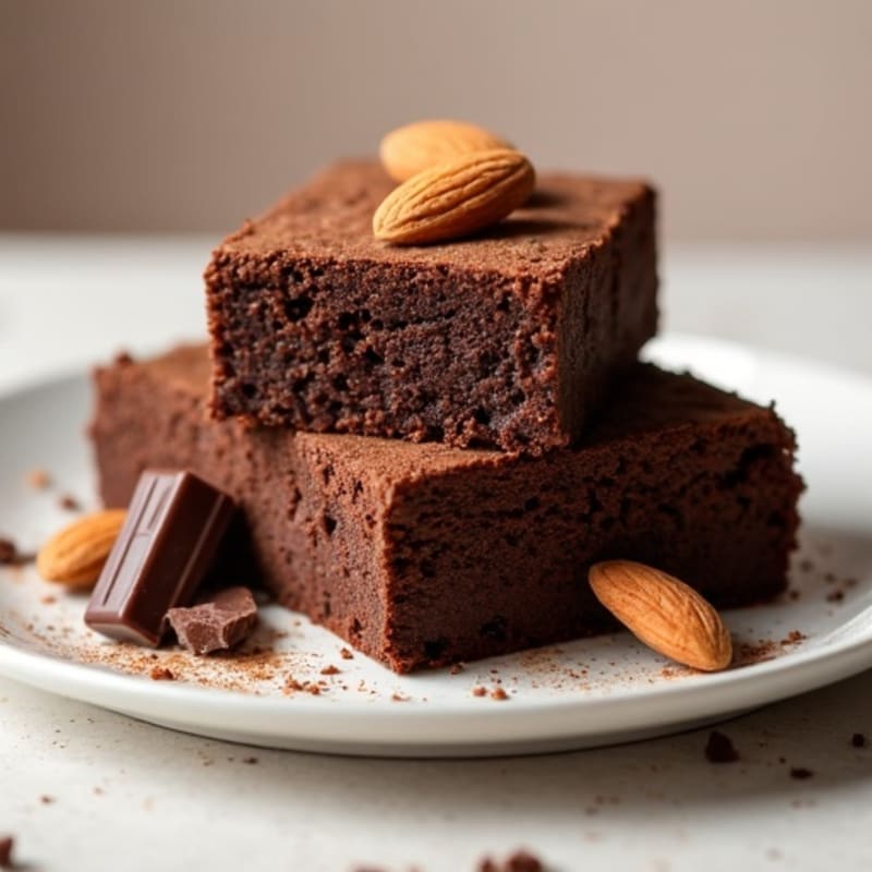 Protein-Rich Dark Chocolate Almond Cake