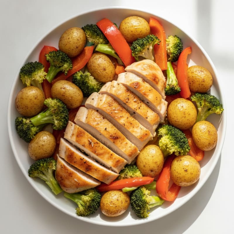 Sheet Pan Lemon Herb Chicken