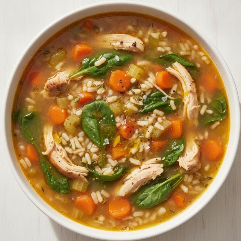 Hearty Vegetable and Rice Soup