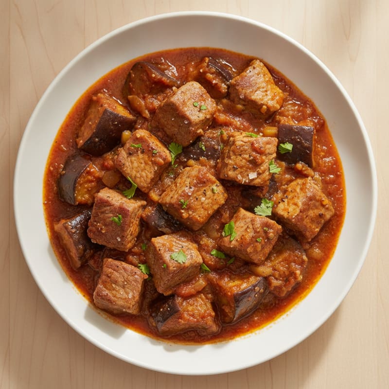 Spiced Lamb and Eggplant Tagine