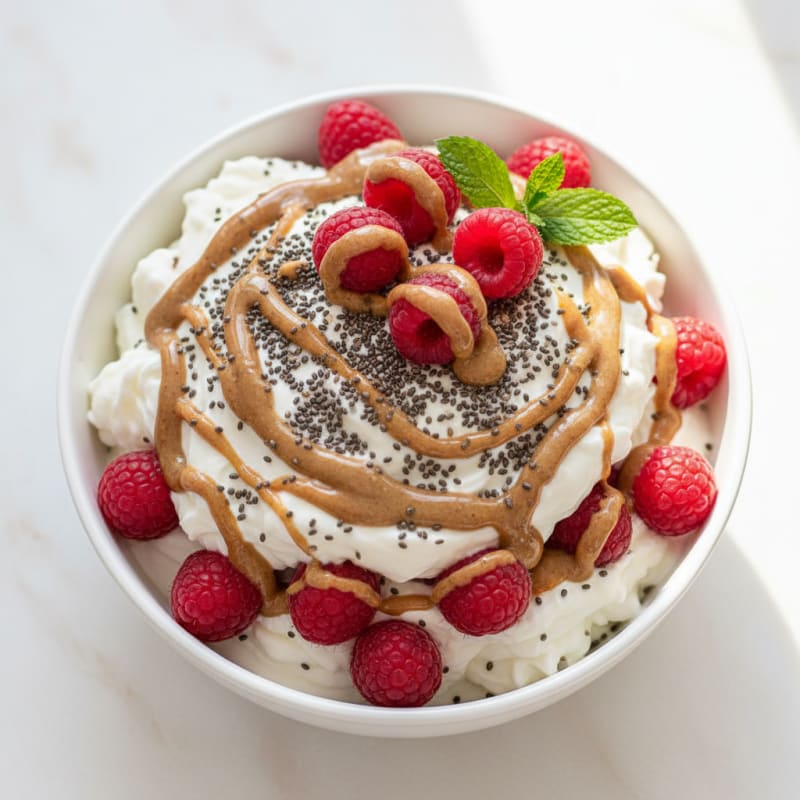 Creamy Greek Yogurt Protein Parfait with Berries