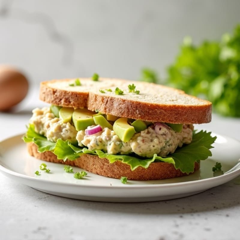 Creamy Dairy-Free Tuna Salad Sandwich