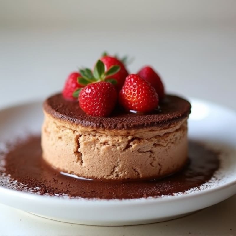 Dark Chocolate Protein Soufflé