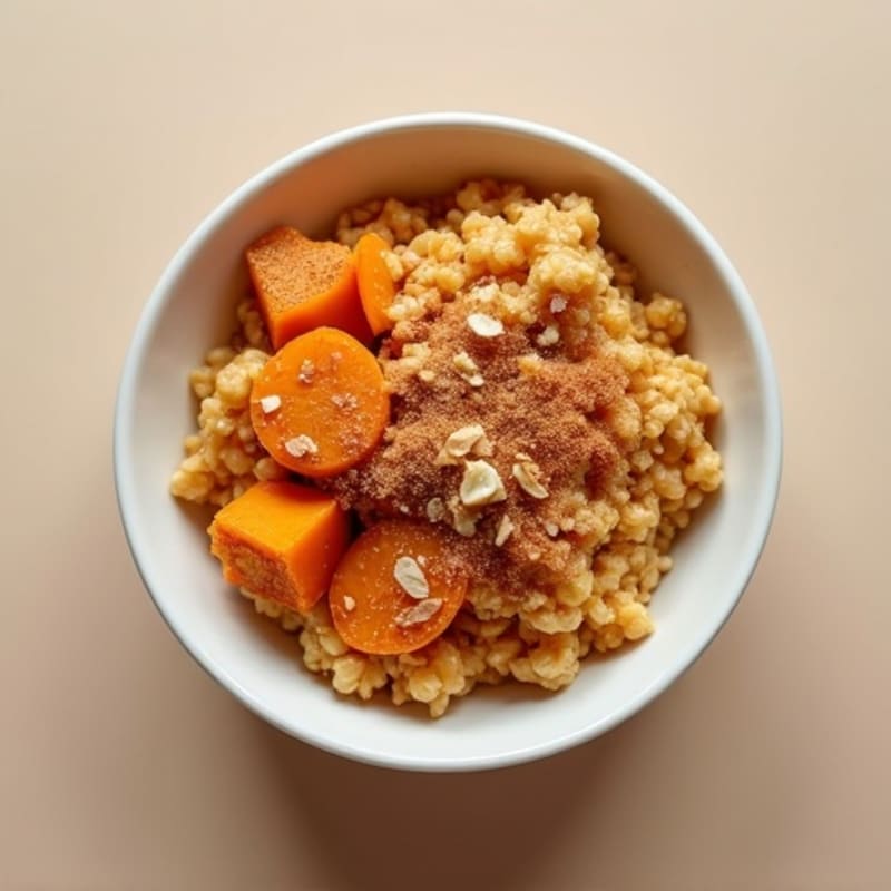 Hearty Pumpkin Spice Baked Oats with Protein