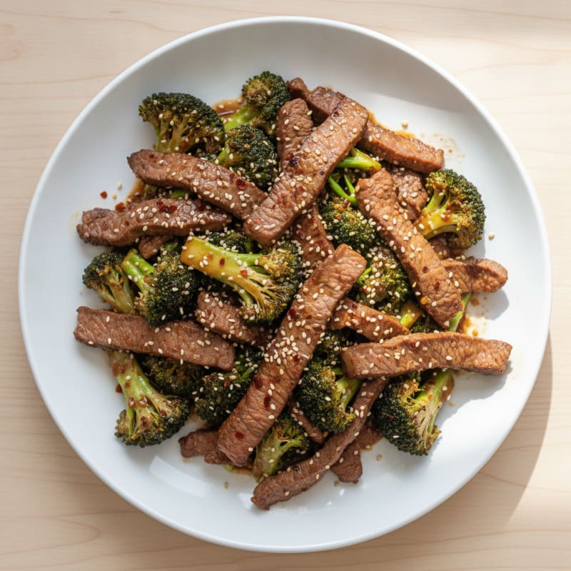 Sesame Beef & Broccoli Stir-Fry
