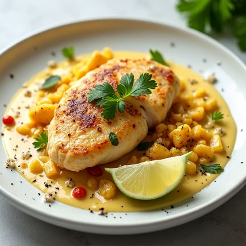 Creamy Coconut Yogurt Chicken with Aromatic Spices
