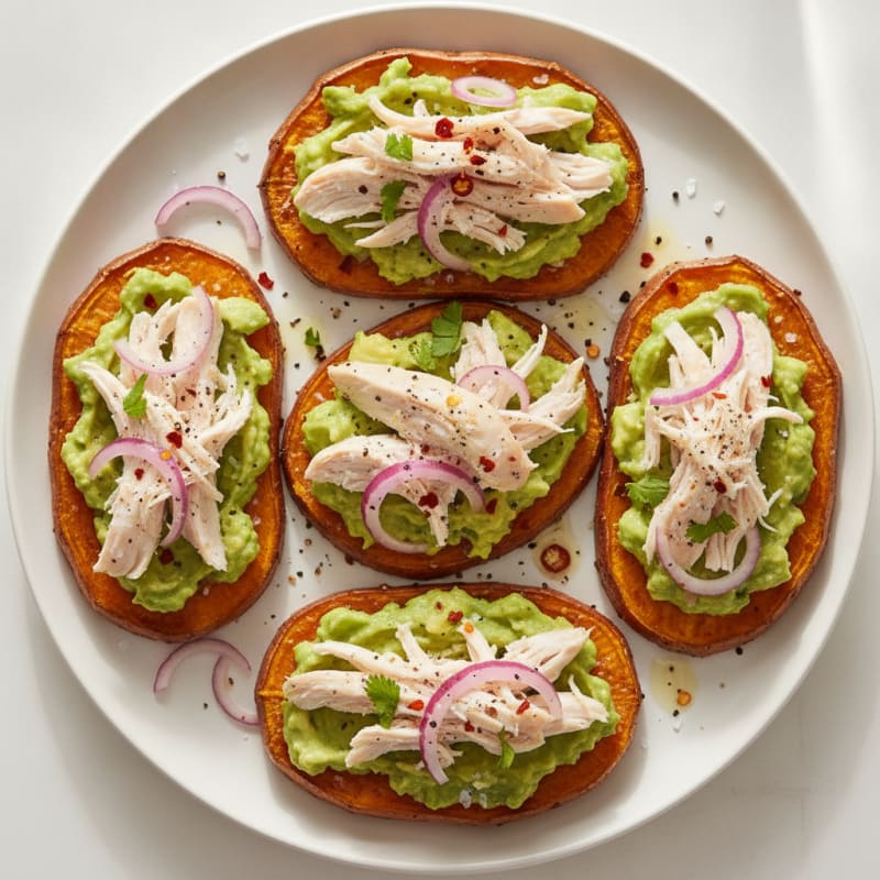 Avocado Smashed Sweet Potato Toast
