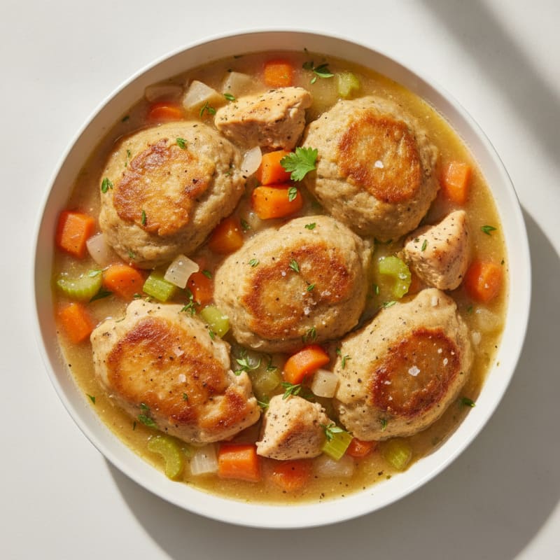 Homestyle Chicken and Herb Dumplings